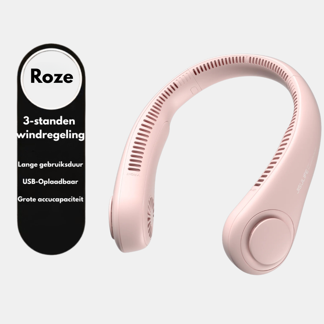 Handsfree Nekventilator β Verkoeling Zonder Je Handen Te Gebruiken