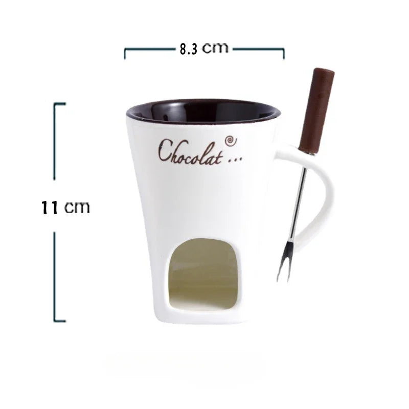 Keramische Fonduebeker – Geniet van Warme, Gesmolten Chocolade