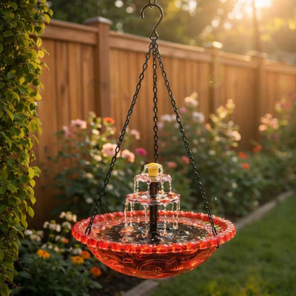 Solar Vogelbad met Fontein – Meer Sfeer, Meer Leven
