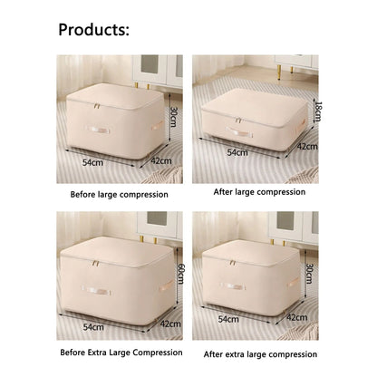 Compressie Opbergtas – Bespaar ruimte & houd kleding netjes