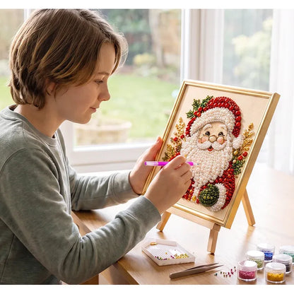 Kerst Parel Diamond Painting – Maak Je Eigen Kerstkunstwerk