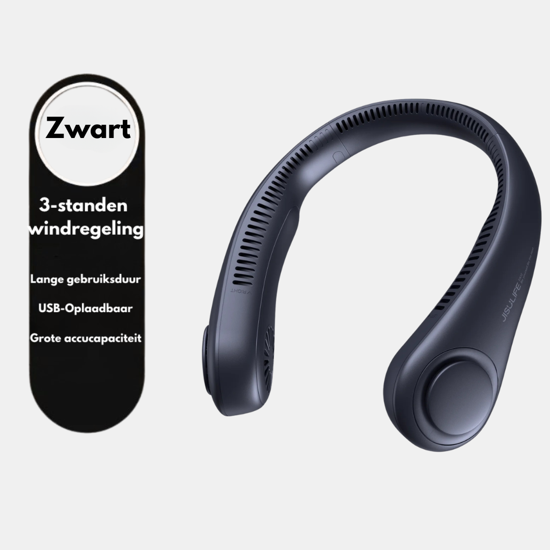 Handsfree Nekventilator – Verkoeling Zonder Je Handen Te Gebruiken