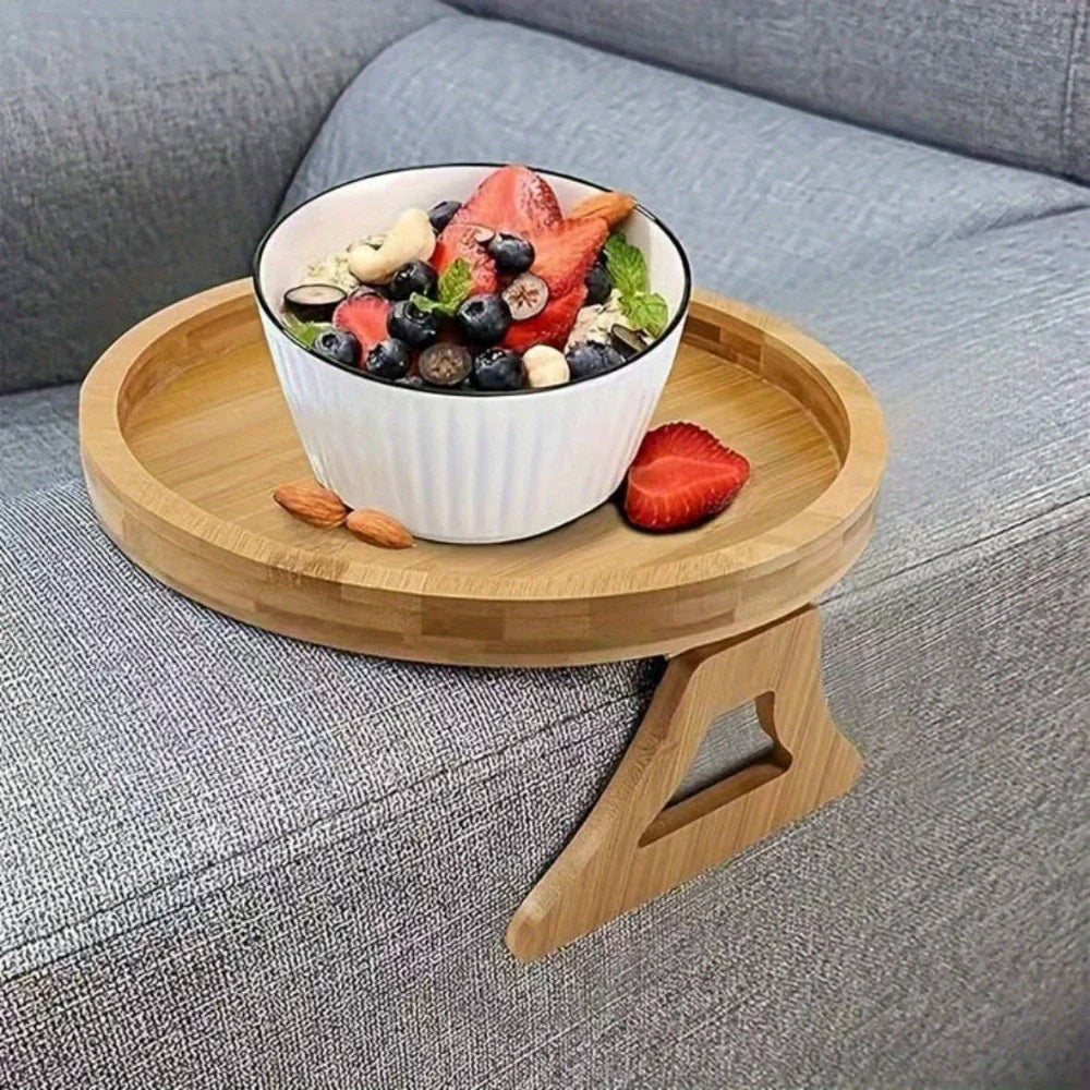 Clip-on Snackplank – Praktisch Tafeltje voor Bank & Stoel