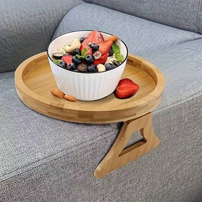 Clip-on Snackplank – Praktisch Tafeltje voor Bank & Stoel