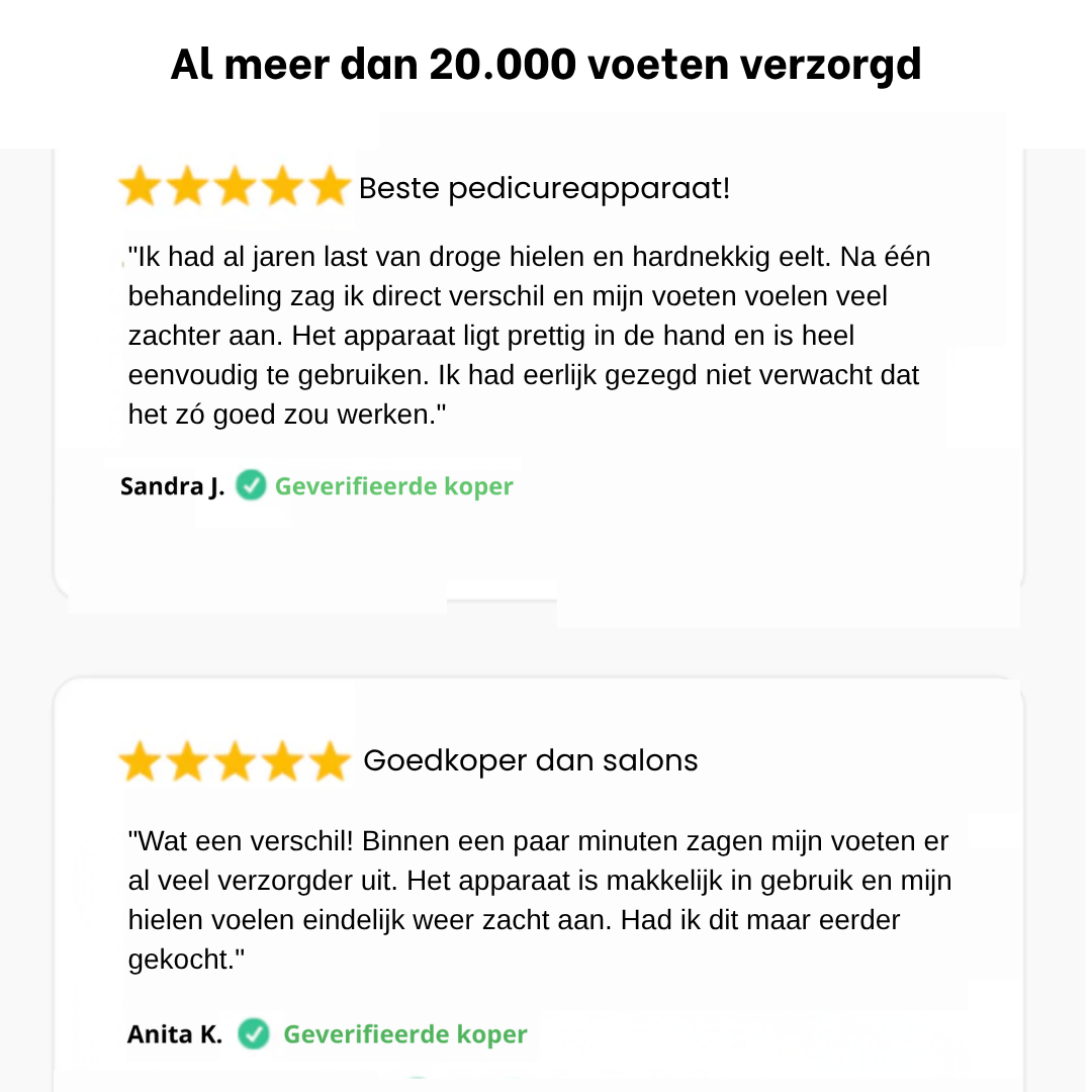SmoothStep™ – Gladde voeten in slechts enkele minuten
