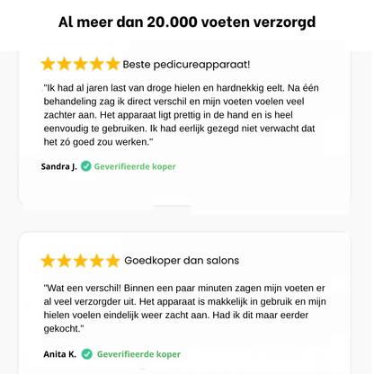 SmoothStep™ – Gladde voeten in slechts enkele minuten