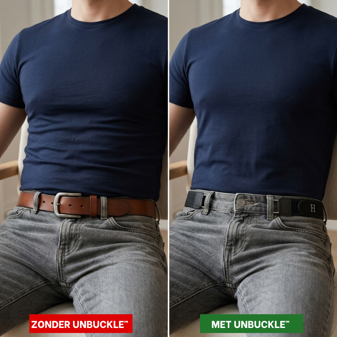 Unbuckle™ – De Slimme Riem Zonder Gesp