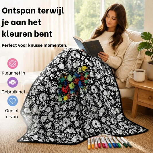Inkleurbare Deken – Jouw Eigen, Persoonlijke Deken
