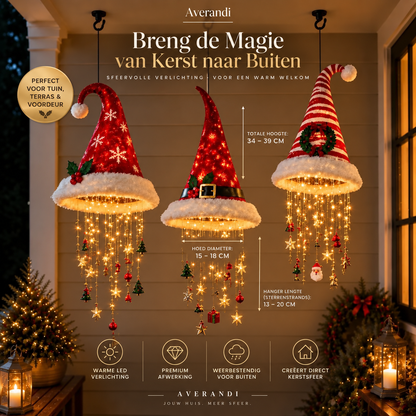 Verlichte Kersthoed – Sfeervolle Hangende Kerstdecoratie