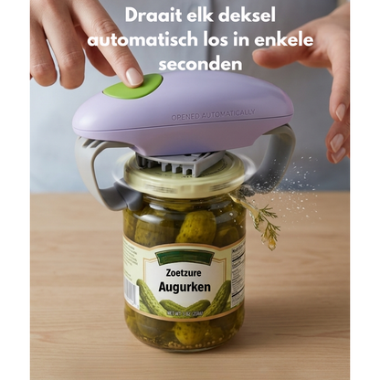 Automatische Potten- & Blikopener – Open Zonder Kracht in Enkele Seconden