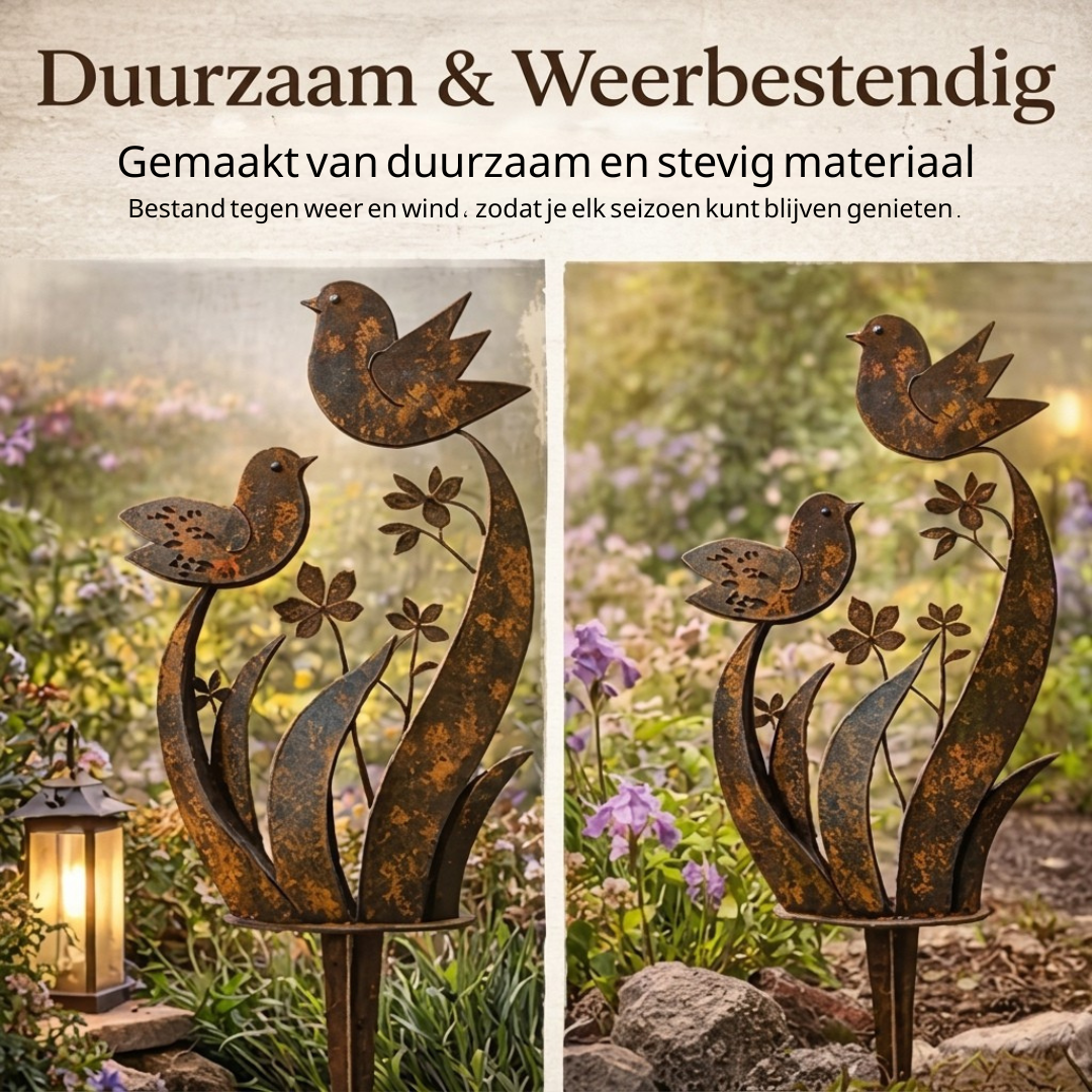 Rustiek Vogelornament – Voor Meer Rust in de Tuin