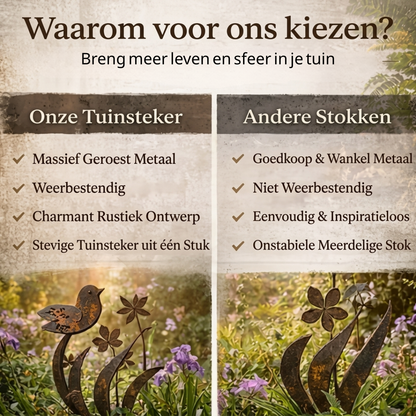 Rustiek Vogelornament – Voor Meer Rust in de Tuin