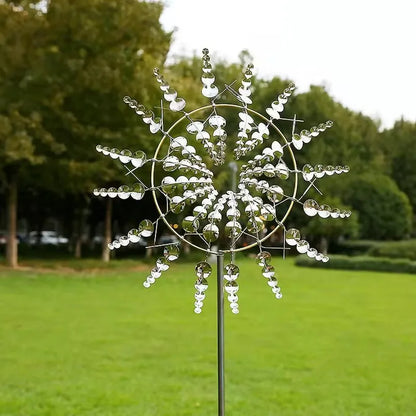 Decoratieve Windspinner – Sfeervolle Tuindecoratie met Bewegend Effect