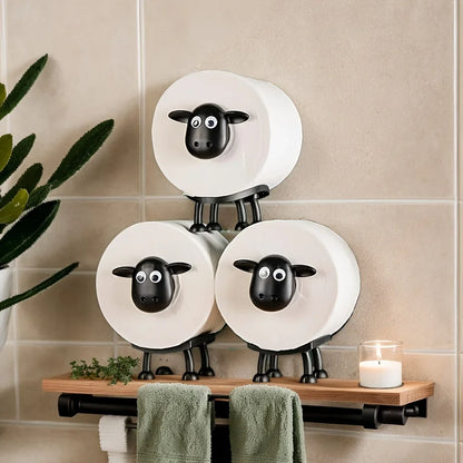 Schaapjes Toiletrolhouder – Schattige & Originele Toilet- en Badkamerdecoratie