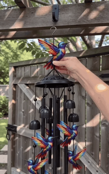 Kolibrie Metalen Windgong – Geef je tuin meer sfeer & beweging