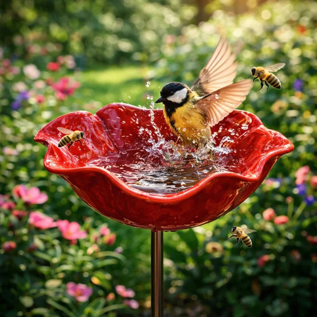 Klaproos Waterbad – Breng meer leven naar je tuin