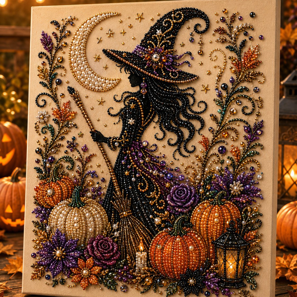Halloween Diamond Painting – Magische Herfstdecoratie