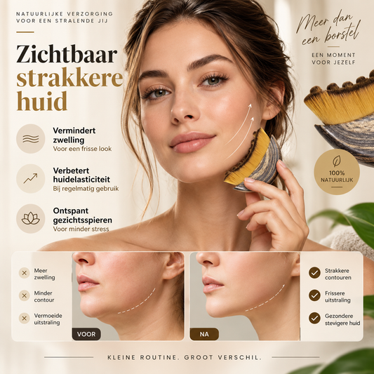 Lymfedrainage Gezichtsborstel – Voor een Frisse & Gedefinieerde Look