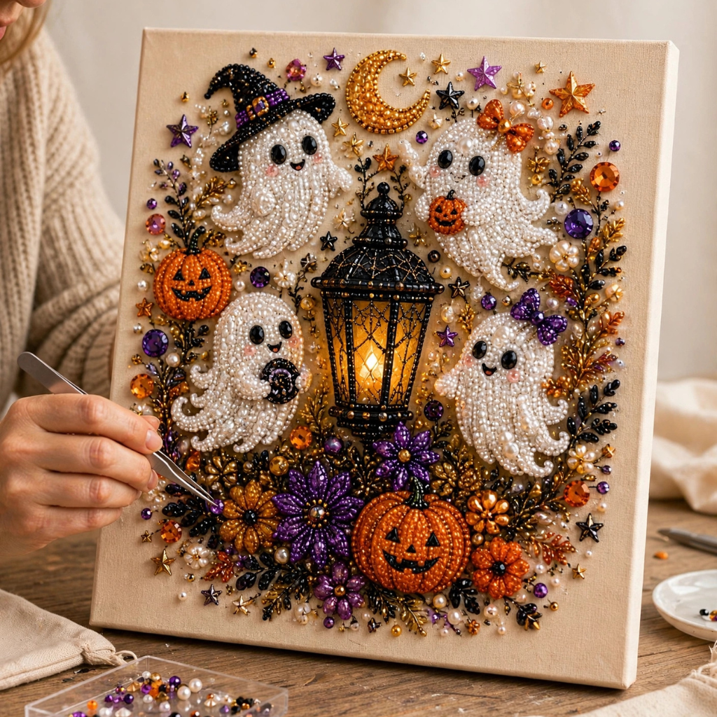 Halloween Diamond Painting – Magische Herfstdecoratie