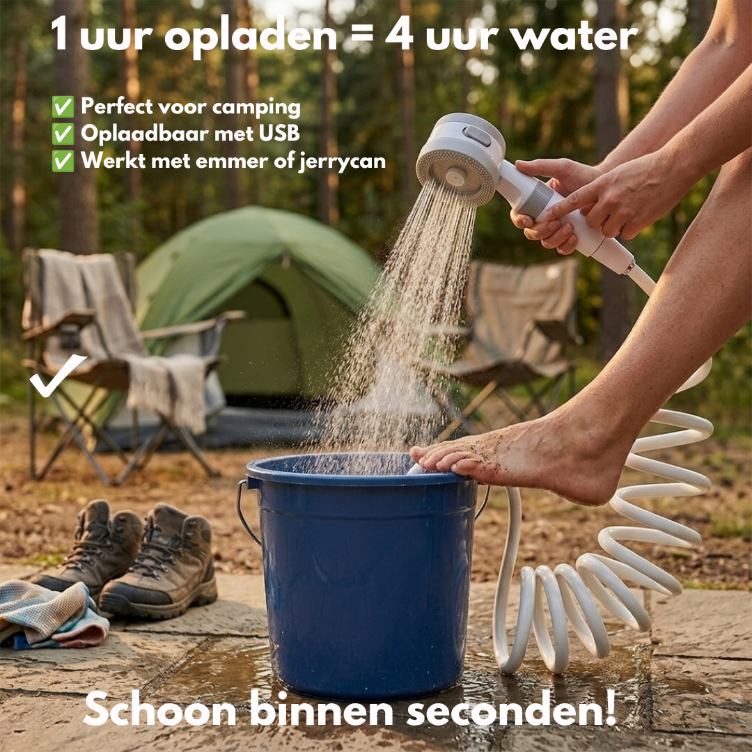 Draagbare Douchepomp – Mobiele Douche Voor Onderweg