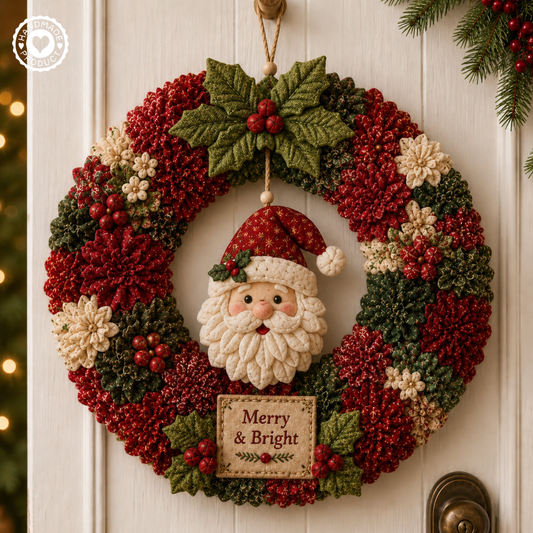 Kerst 3D Krans DIY Set – Maak Zelf een Sfeervolle Kerstkrans