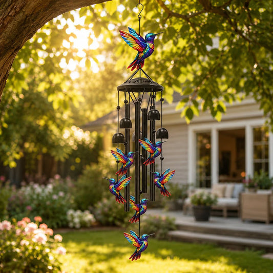 Kolibrie Metalen Windgong – Geef je tuin meer sfeer & beweging