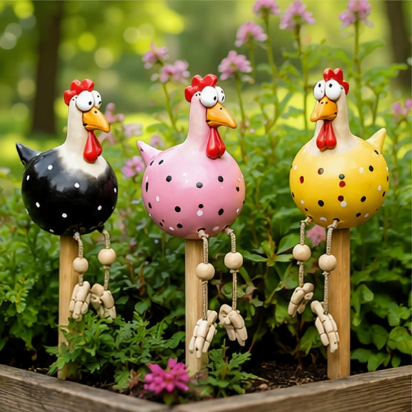 Grappige Tuinkip – Vrolijke Blikvanger voor je Tuin