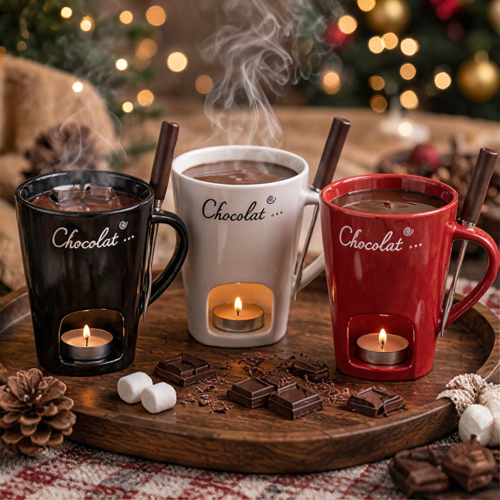 Keramische Fonduebeker – Geniet van Warme, Gesmolten Chocolade