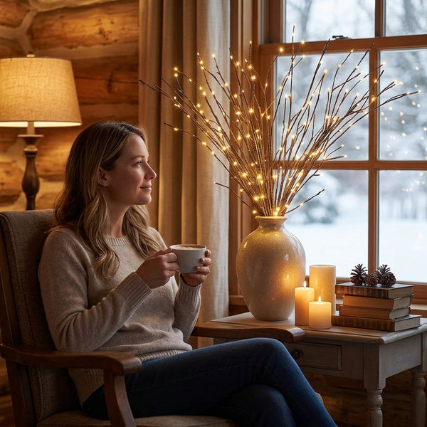 LED Kersttak met Verlichting – Buigbare Kerstdecoratie