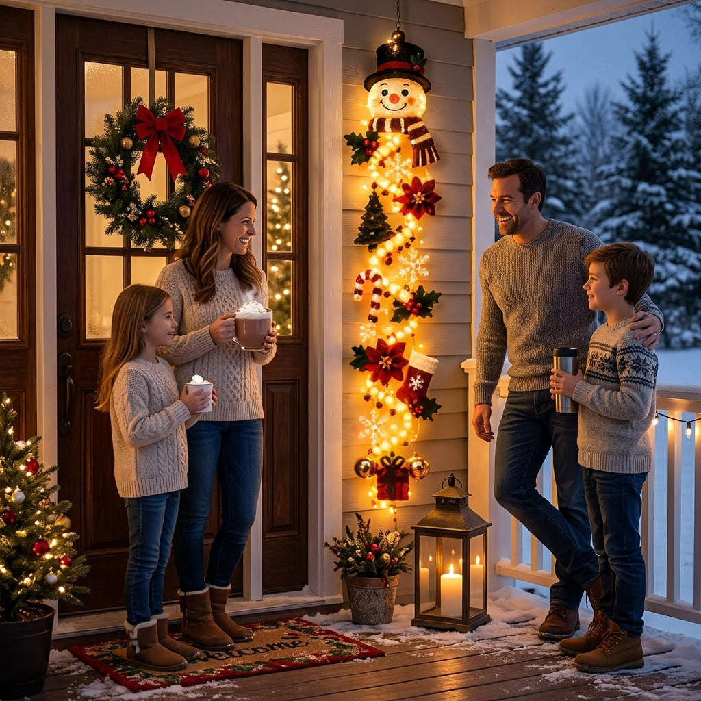 Verlichte Kersthanger – Sfeervolle Kerstdecoratie