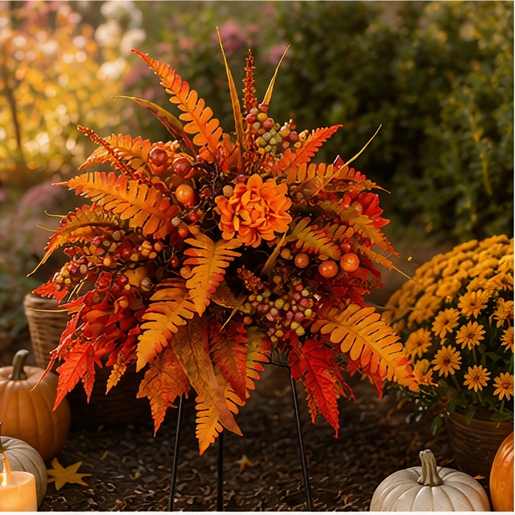Herfstpracht Bloemstuk – Geef je Huis & Tuin Direct Warme Herfstsfeer