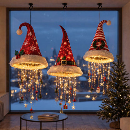 Verlichte Kersthoed – Sfeervolle Hangende Kerstdecoratie