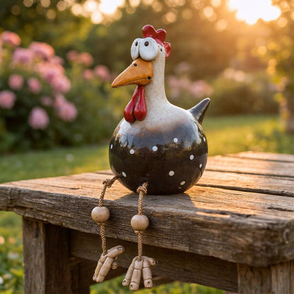 Grappige Tuinkip – Vrolijke Blikvanger voor je Tuin