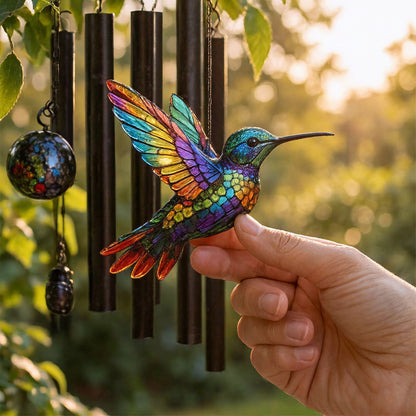 Kolibrie Metalen Windgong – Geef je tuin meer sfeer & beweging
