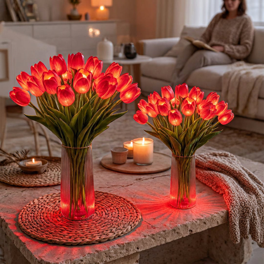 Tulpenlamp LED – 15 Stuks Sfeerverlichting