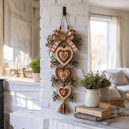 Vintage Hartenhanger – Sfeervolle Landelijke Wanddecoratie