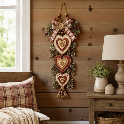 Vintage Hartenhanger – Sfeervolle Landelijke Wanddecoratie