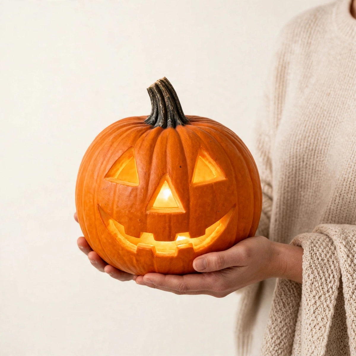 Lichtgevende Halloween Pompoen – Sfeervolle Halloween Decoratie