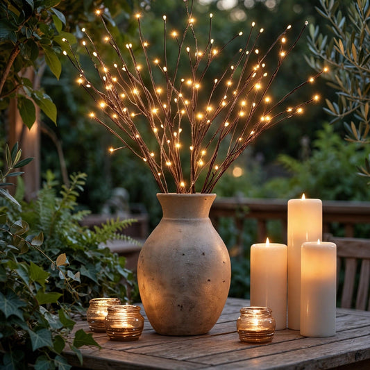 LED Kersttak met Verlichting – Buigbare Kerstdecoratie