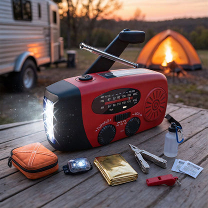 Solar Noodradio – Draagbare Noodradio op Zonne-Energie