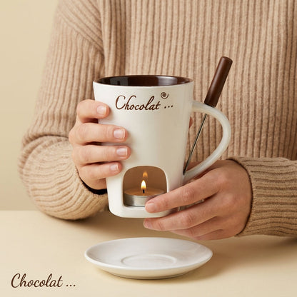 Keramische Fonduebeker – Geniet van Warme, Gesmolten Chocolade