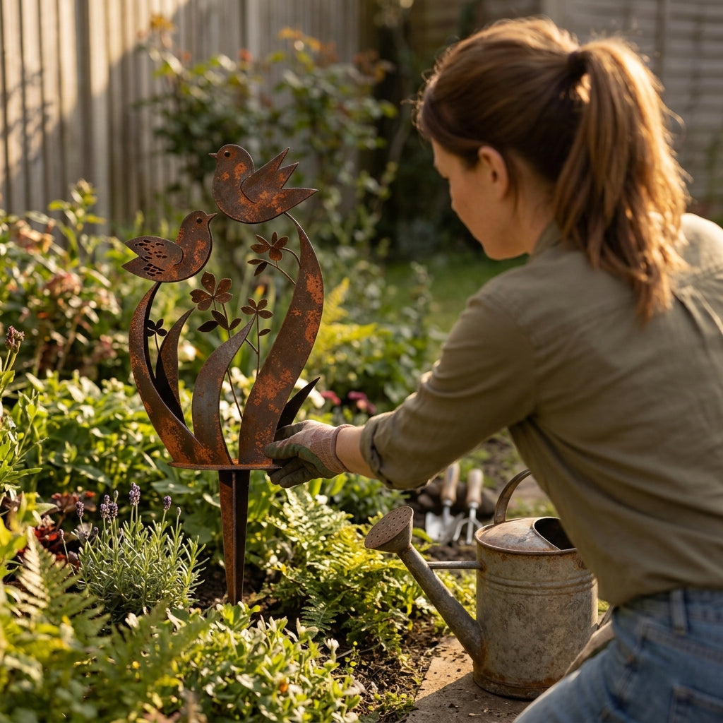 Rustiek Vogelornament – Voor Meer Rust in de Tuin