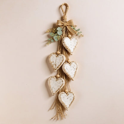 Houten Harten Decoratie – Rustieke en Sfeervolle Wanddecoratie