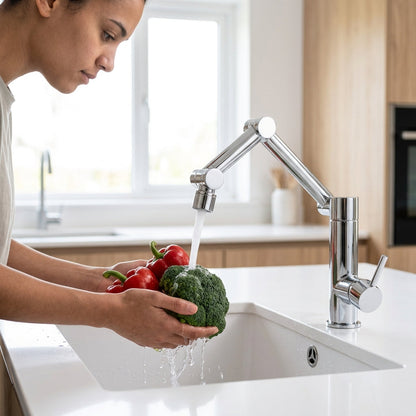 FlexiFlow Kraanverlengstuk – Water precies waar jij het nodig hebt