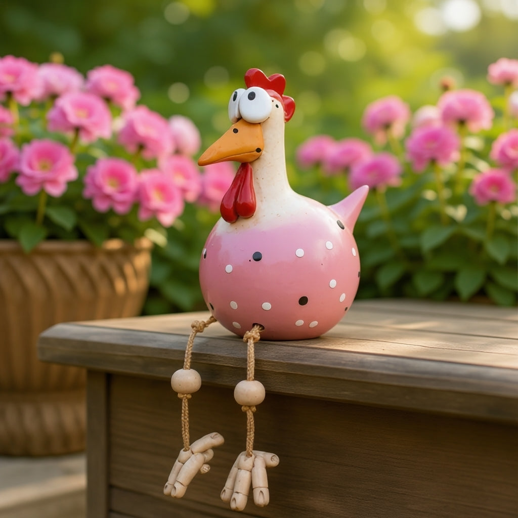 Grappige Tuinkip – Vrolijke Blikvanger voor je Tuin