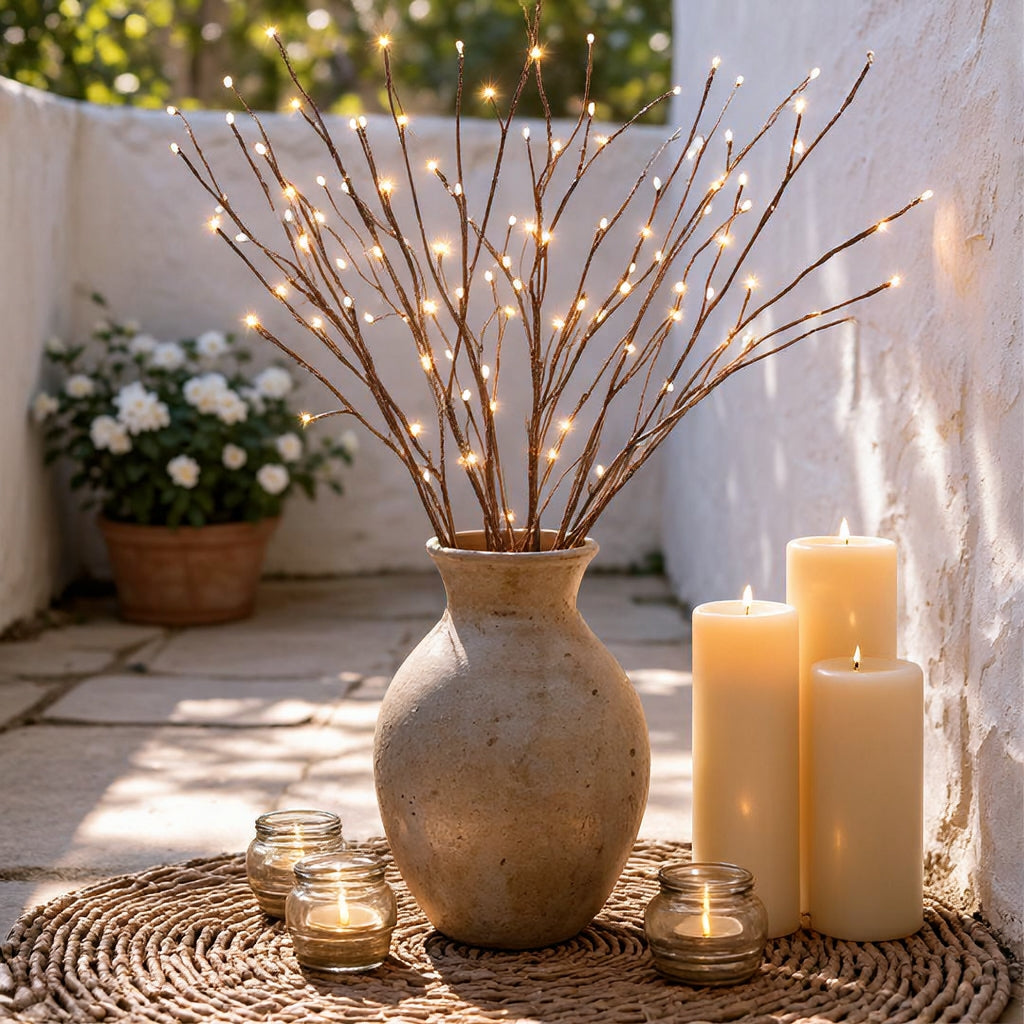 LED Kersttak met Verlichting – Buigbare Kerstdecoratie