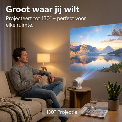 Portable Beamer voor Thuis – Groot Beeld, Thuisbioscoopgevoel