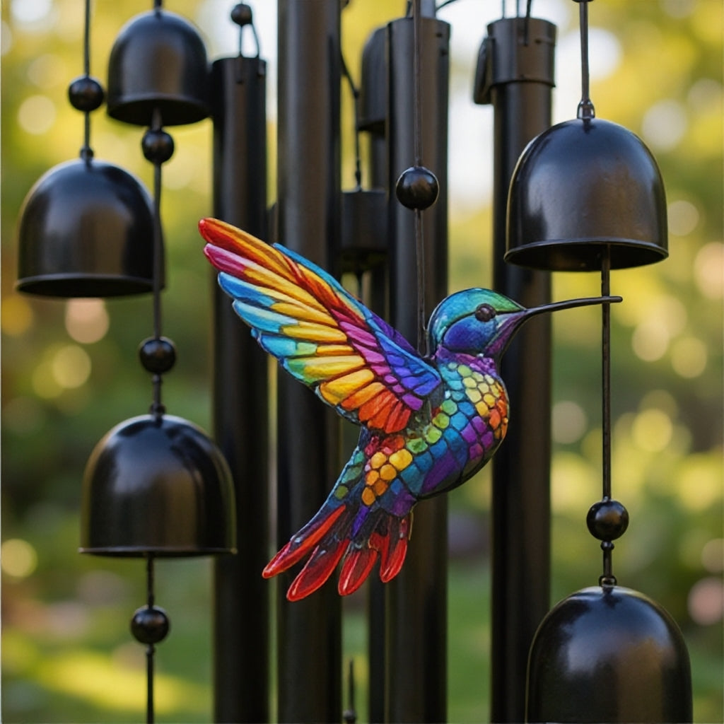 Kolibrie Metalen Windgong – Geef je tuin meer sfeer & beweging