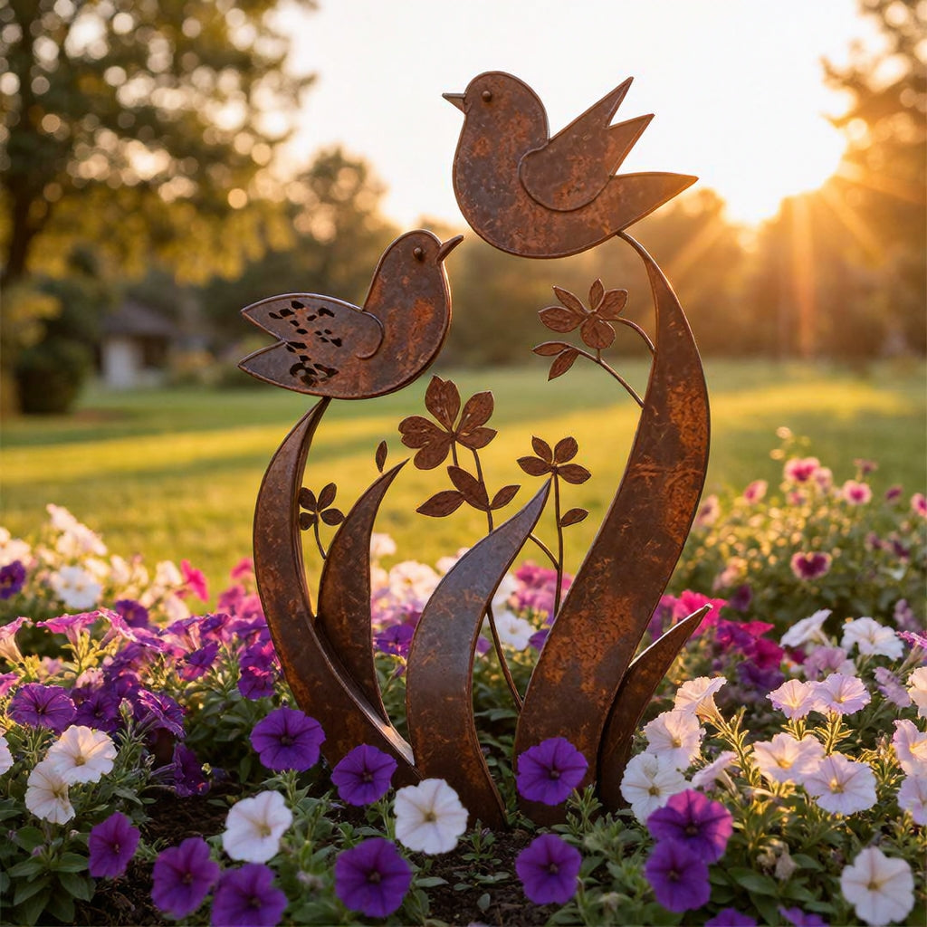Rustiek Vogelornament – Voor Meer Rust in de Tuin