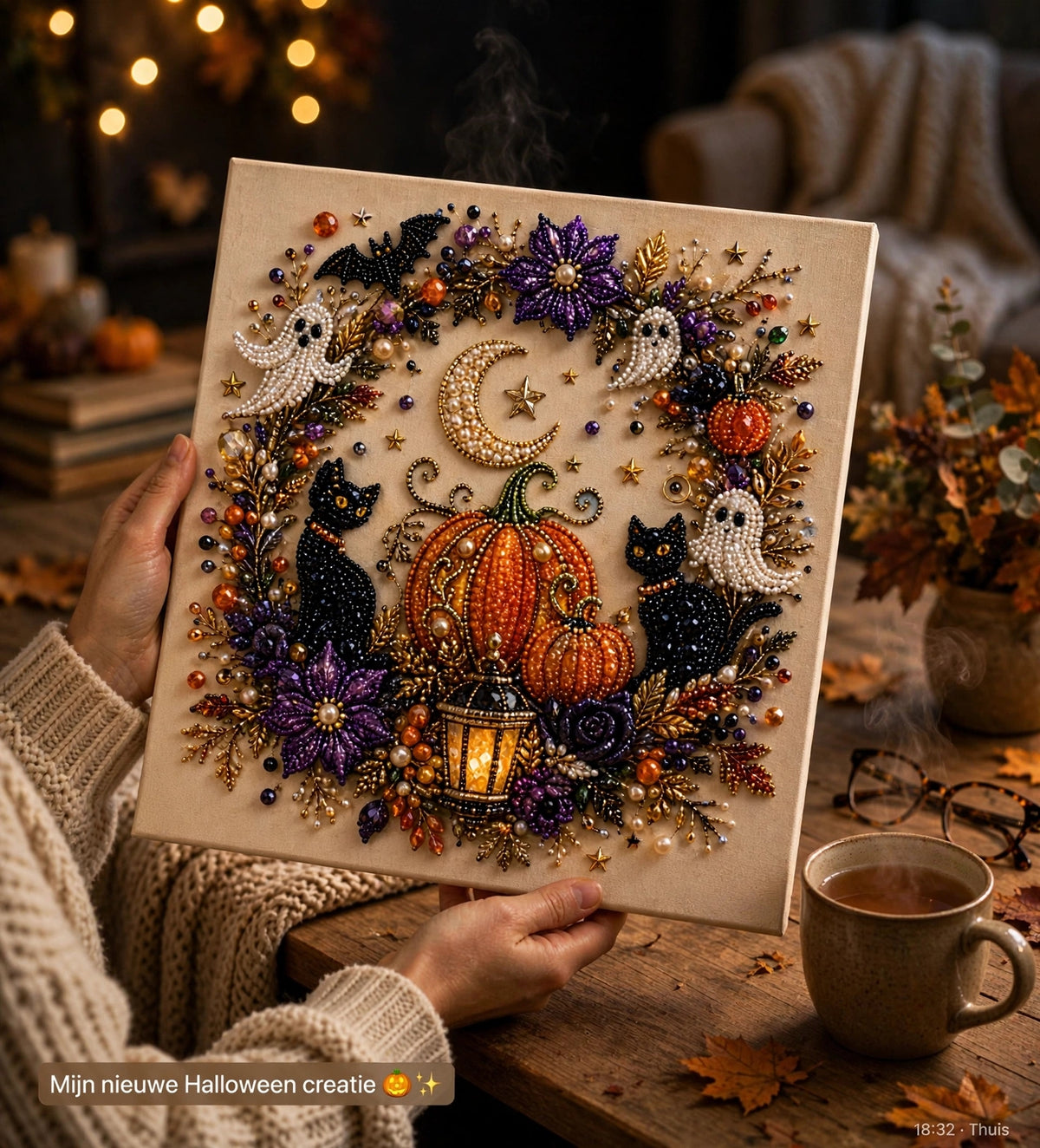 Halloween Diamond Painting – Magische Herfstdecoratie